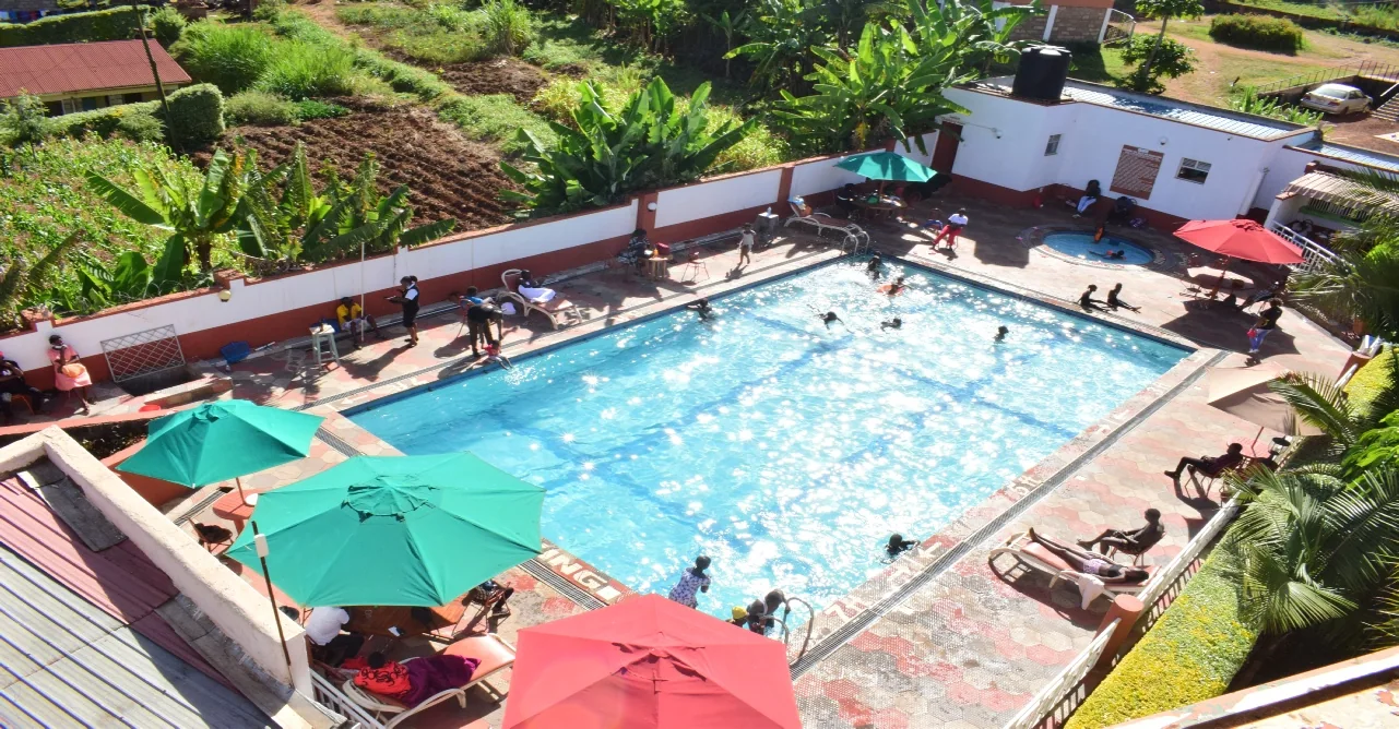 Swimming pool at Meru Slopes Hotel